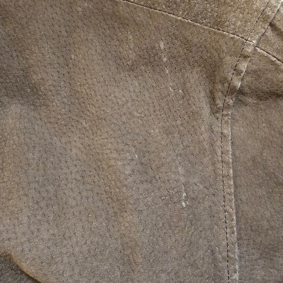 Cambridge Classics Bomber Jacket Men Large Brown Suede Leather Quilted Lining - Picture 8 of 8